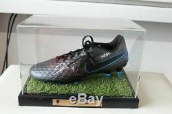 Signed Official Liverpool FC Store Virgil Van Dijk boot with Display case LOA