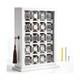 Silipull 30 Piece Watch Display Case Wall Mounted White