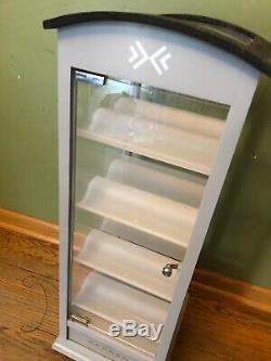 Skagen Denmark Rotating Watch Display Stand -Store Shop Watch Case With Key