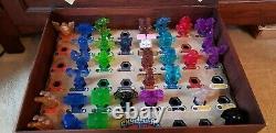 Skylanders Trap Team Collector Storage Display Case Chest with 32 Crystals Lot