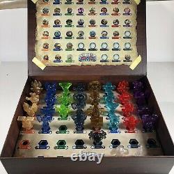 Skylanders Trap Team Collector Storage Display Case Chest with 34 Crystals Lot