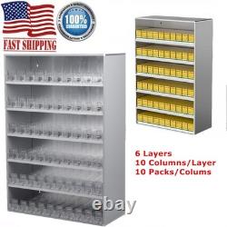 Smoke Retail Cabinet Aluminium Showcase Display Rack with Automatic Pusher