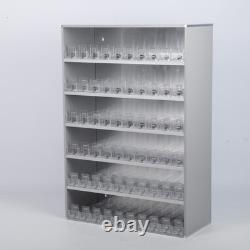 Smoke Retail Cabinet Aluminium Showcase Display Rack with Automatic Pusher