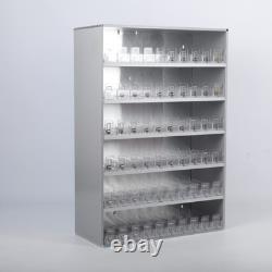 Smoke Retail Cabinet Aluminium Showcase Display Rack with Automatic Pusher
