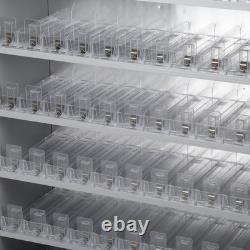 Smoke Retail Cabinet Aluminium Showcase Display Rack with Automatic Pusher