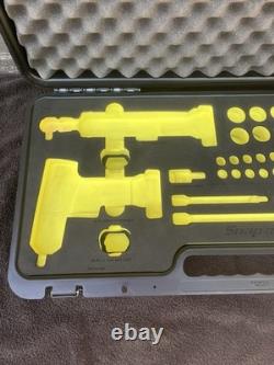 Snap-On Hi-Viz YELLOW CASE & FOAM ONLY 62pc Cordless Impact Kit STORAGE Display