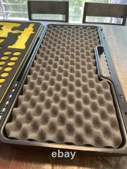 Snap-On Hi-Viz YELLOW CASE & FOAM ONLY 62pc Cordless Impact Kit STORAGE Display