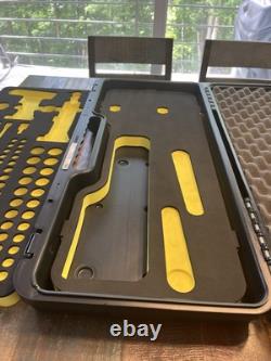 Snap-On Hi-Viz YELLOW CASE & FOAM ONLY 62pc Cordless Impact Kit STORAGE Display