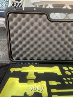 Snap-On Hi-Viz YELLOW CASE & FOAM ONLY 62pc Cordless Impact Kit STORAGE Display