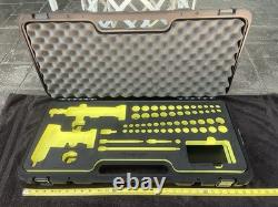 Snap-On Hi-Viz YELLOW CASE & FOAM ONLY 62pc Cordless Impact Kit STORAGE Display