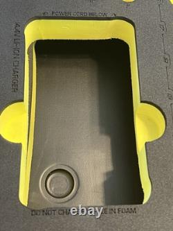 Snap-On Hi-Viz YELLOW CASE & FOAM ONLY 62pc Cordless Impact Kit STORAGE Display