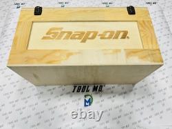 Snap-on Tools RARE Collector Wooden Storage Crate / Display Case / Tool Box