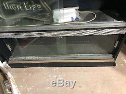 Sony Playstation Ps Ps2 Ps3 Video Game Store Cabinet Glass Door Display Case