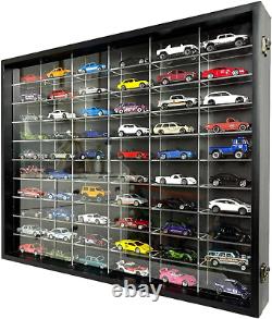 Spaceape Wall Mount Display Case for Hot Wheels, with Dust Resistant Door, Acryl