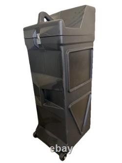 Square Display Hard Case with Wheels Heavy Duty Shipping Storage Case Square Display Hard Case with Wheels Heavy Duty Shipping Storage Case