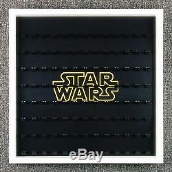 Star Wars LEGO Large Display Frame Black Storage Case Fits 104 Minifigures BIG