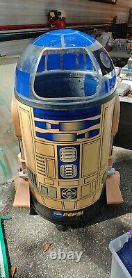 Star Wars Large size R2D2 PEPSI Coolet store display case collectible 4ft tall