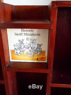 Steiff Vintage Wooden Shelf Wall Display Case Store/Home 21x13.75x4.5