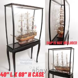 Storage & DISPLAY CASE for Ships Yachts Boats Models Diecast Collectibles Gift