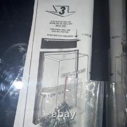 Subway Wall Mount Toy Card Display Case 16x14x4 OPEN BOX Metal/Fiberglass
