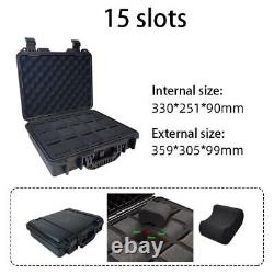 Suitcase Waterproof Display Watch Storage Bracket Durable Box Case 6-24 Slots