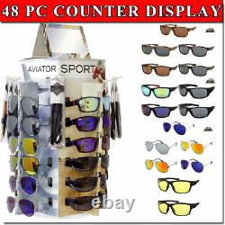 Sunglass Counter Display Spinning Bottom With 48 Glasses Included Sunglass Rack