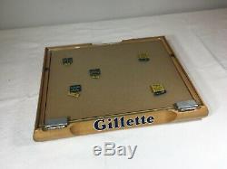 Super Nice Vintage Gillette NOS Store Display Case