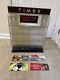 TIMEX Watch Vintage Countertop Store Display Case Holder Stand & CARDS 25x19.5