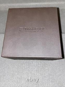 Tag Heuer Watch Case Presentation Display Storage Gift Box Black Book Card Nice