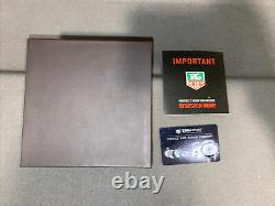 Tag Heuer Watch Case Presentation Display Storage Gift Box Black Book Card Nice