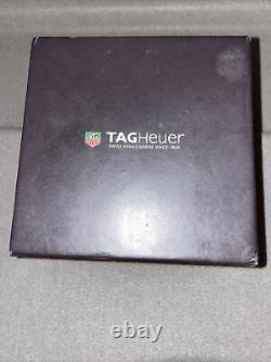 Tag Heuer Watch Case Presentation Display Storage Gift Box Black Book Card Nice