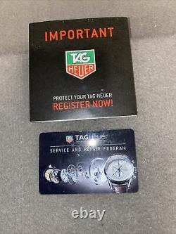 Tag Heuer Watch Case Presentation Display Storage Gift Box Black Book Card Nice