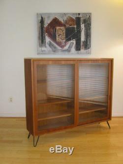 Teak Hundevad Bookcase Display Case Credenza Danish Modern Storage Mid Century