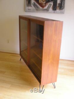 Teak Hundevad Bookcase Display Case Credenza Danish Modern Storage Mid Century