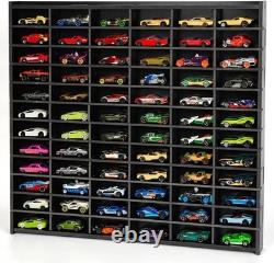 Toy Car Storage Display Case, 72 Slots Model Car Display Shelf for 1/64 Scale