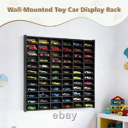Toy Car Storage Display Case, 72 Slots Model Car Display Shelf for 1/64 Scale