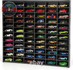 Toy Car Storage Display Case, 72 Slots Model Car Display Shelf for 1/64 Scale To