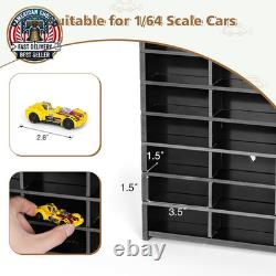 Toy Car Storage Display Case, 72 Slots Model Car Display Shelf for 1/64 Scale To