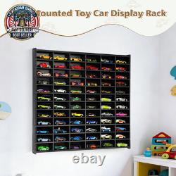 Toy Car Storage Display Case, 72 Slots Model Car Display Shelf for 1/64 Scale To