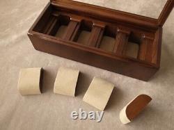 Toyooka Watch Craft Box Wooden Storage Case Japan Display Alder Collection Slot