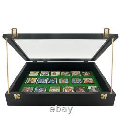 Trade Show Display Case Small Tabletop Card Display Case Jewellery Case Black