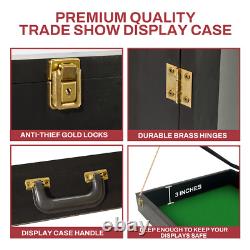 Trade Show Display Case Small Tabletop Card Display Case Jewellery Case Black