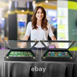 Trade Show Display Case Small Tabletop Card Display Case Jewellery Case Black