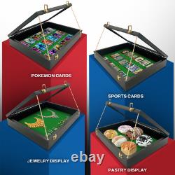 Trade Show Display Case Small Tabletop Card Display Case Jewellery Case Black