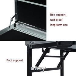 Trade Show Display Case for Cards 32 x 24Aluminum Portable Display with Wheels