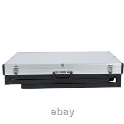 Trade Show Display Case for Cards 32 x 24Aluminum Portable Display with Wheels