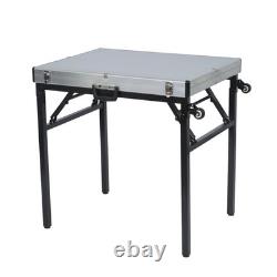 Trade Show Display Case for Cards 32 x 24Aluminum Portable Display with Wheels