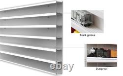 Train Display Case 58 HO N Z Car 1/64 Model Locomotive Wall Rack White Cabinet