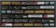 Train Display Case HO N Z Car 1/64 Model Toy Matchbox Black Wall Rack Cabinet