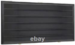 Train Display Case HO N Z Car 1/64 Model Toy Matchbox Black Wall Rack Cabinet